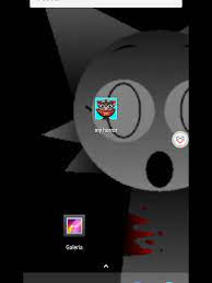Background automatically changed by the My Horror virus showing Wenda from Incredibox Sprunki mod on a compromised phone.